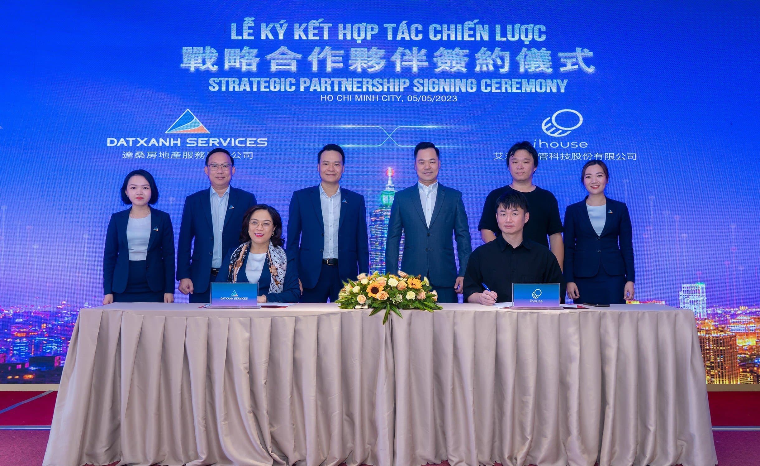 Dat Xanh Services ký kết hợp tác chiến lược với đối tác Đài Loan Ihouse