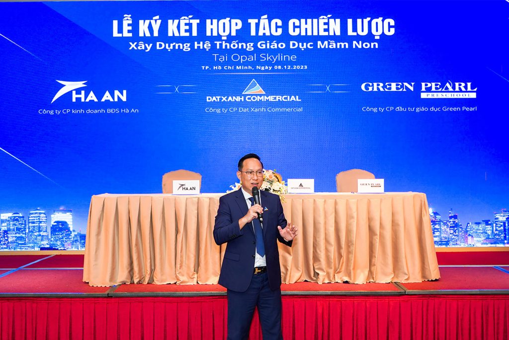 Ông Dương Thành Tuấn – TGĐ Dat Xanh Commercial chia sẻ về sự hợp tác chiến lược giữa 3 bên.