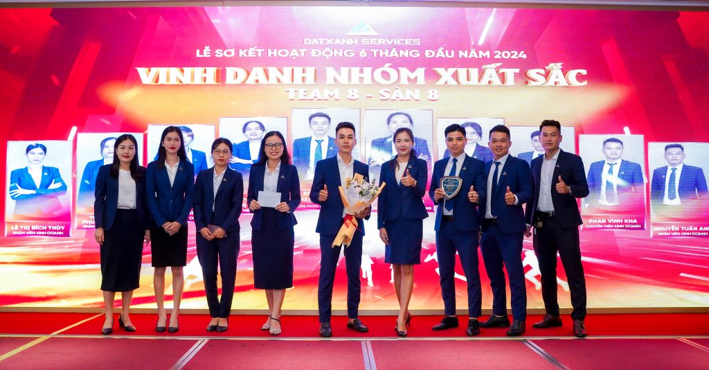 Vinh Danh Tập Thể Xuất Sắc Nhất Quý 2/2024 – Team 8 Sàn 8