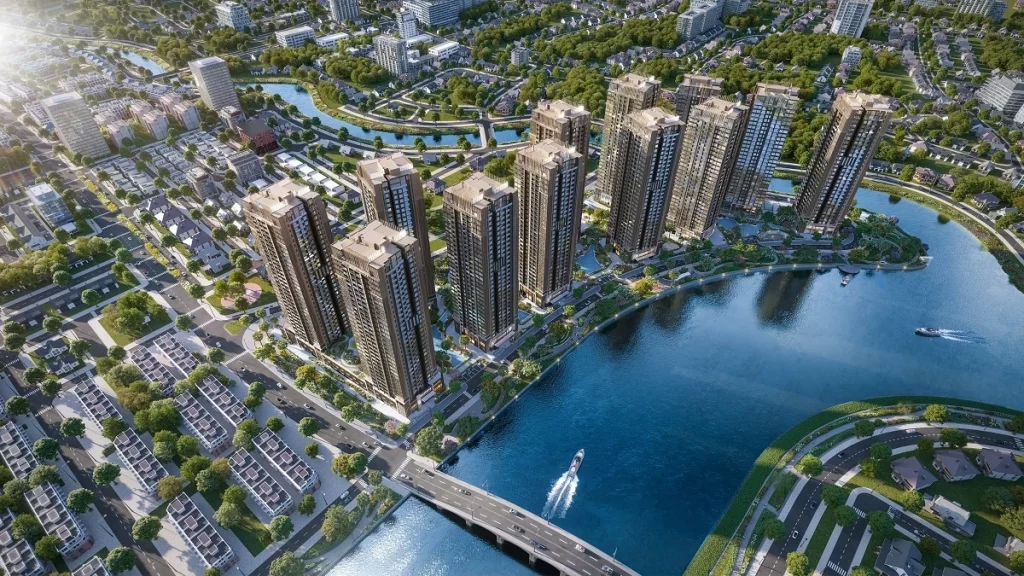 Mật độ xây dựng tại The Privé - khu căn hộ hạng sang tại Nam Rạch Chiếc chỉ 25% - nhường không gian cho hệ cảnh quan xanh mát được phân bổ khắp dự án