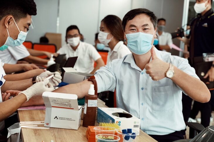 “Giọt hồng yêu thương” – Khi bệnh viện cần máu, Đất Xanh Miền Bắc chúng tôi sẵn sàng