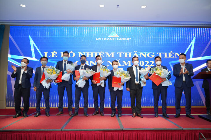 Tập đoàn Đất Xanh tổ chức Lễ bổ nhiệm và thăng chức, công bố những chính sách nhân sự nổi bật năm 2022
