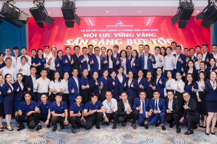 DAT XANH SERVICES (DXS) TỔNG KẾT HOẠT ĐỘNG 6 THÁNG ĐẦU NĂM 2024: “NỘI LỰC VỮNG VÀNG, SẴN SÀNG BỨT TỐC”