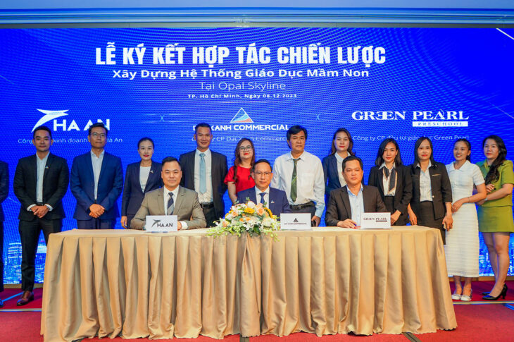 Dat Xanh Commercial ký kết hợp tác chiến lược cùng Hệ thống giáo dục Green Pearl