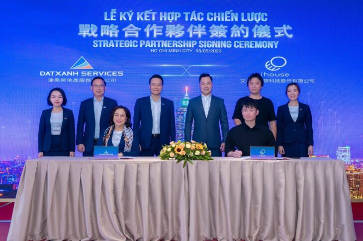 Dat Xanh Services ký kết hợp tác chiến lược với đối tác Đài Loan Ihouse