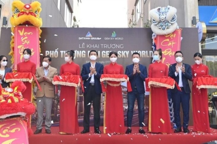 Gem Sky World khai trương phố thương mại