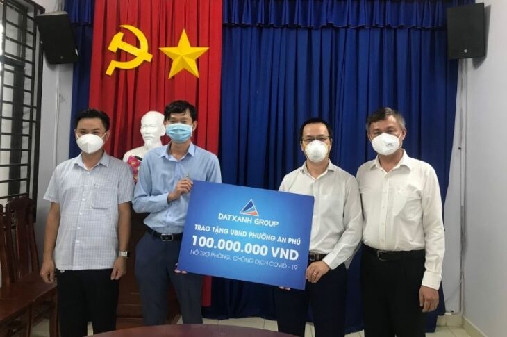 Tập đoàn Đất Xanh hỗ trợ phường An Phú, Bình Dương vượt qua Covid-19