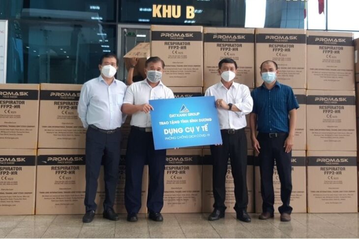 Tập đoàn Đất Xanh tiếp tục đồng hành cùng lực lượng tuyến đầu tỉnh Bình Dương