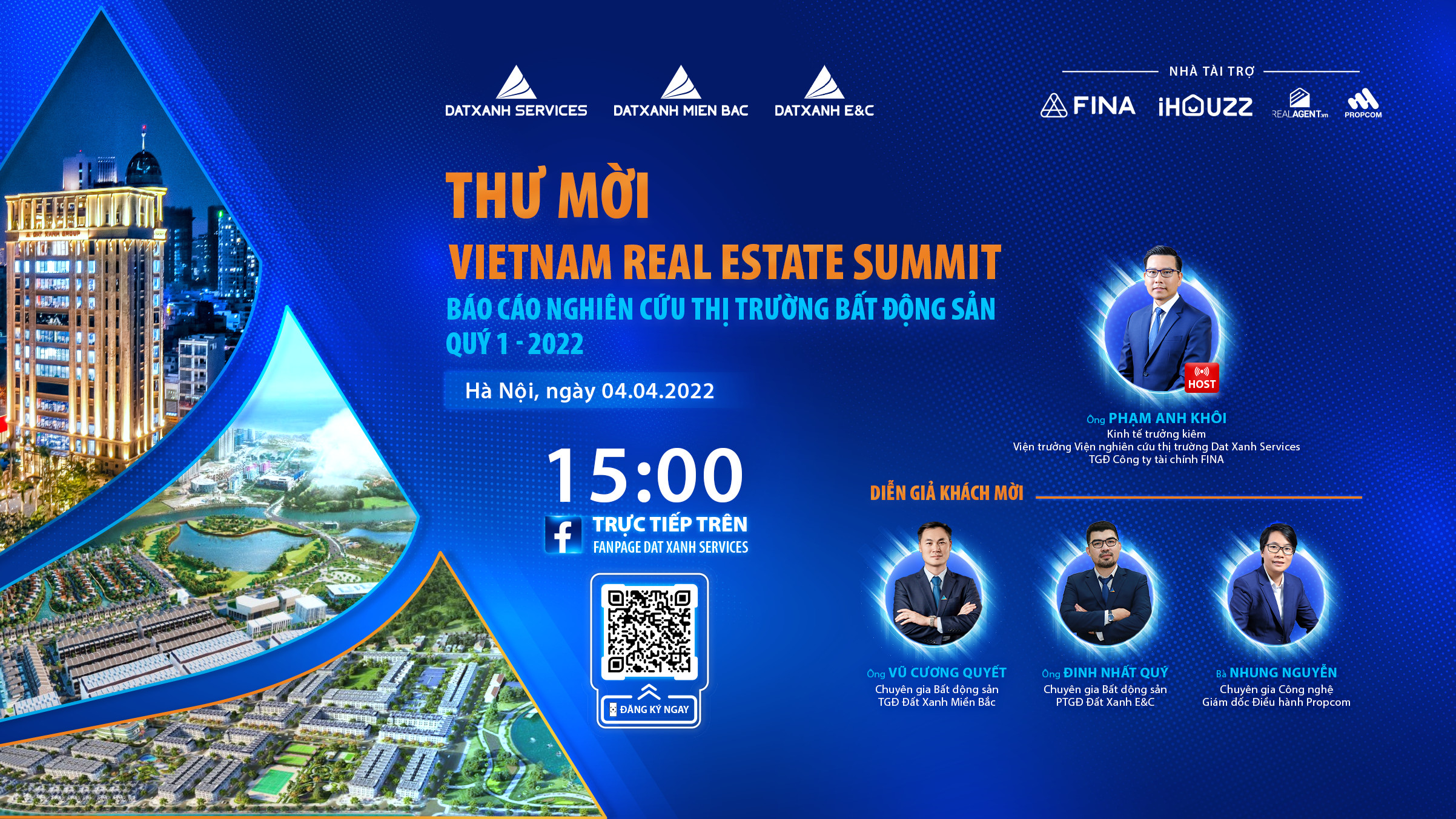 Dat Xanh Services sắp công bố Báo cáo nghiên cứu thị trường bất động sản Quý I – 2022
