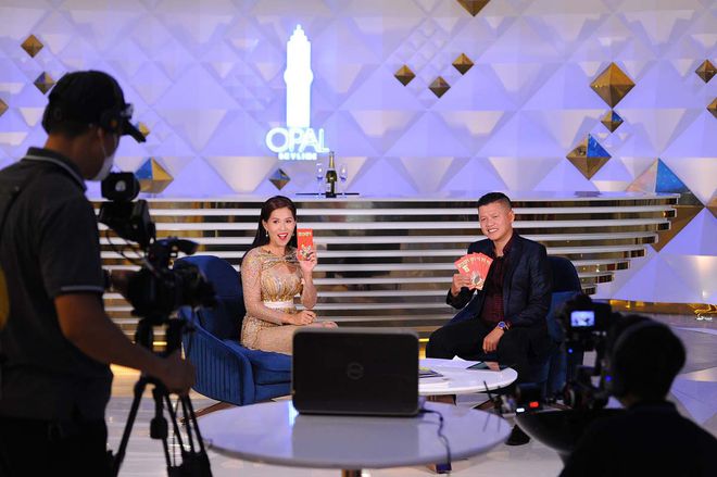 Dat Xanh Services tổ chức chương trình live talkshow bất động sản trong ngày vía thần tài. Ảnh: Dat Xanh Services.