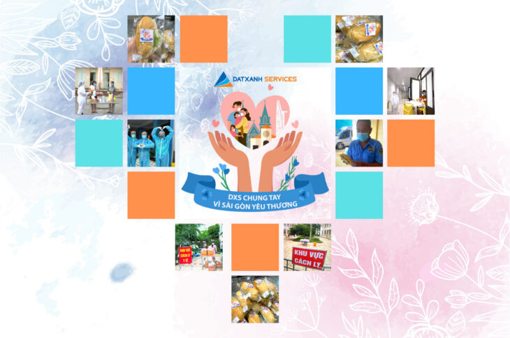 Dat Xanh Services (DXS) ủng hộ các suất ăn sáng cho người dân tại khu cách ly quận Bình Thạnh