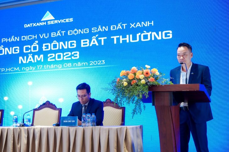 Dat Xanh Services tổ chức thành công ĐHĐCĐ bất thường năm 2023