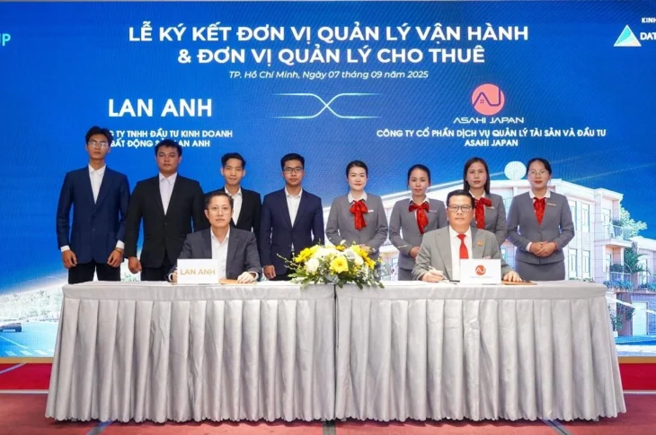 Lan Anh Avenue hợp tác Asahi Japan: Vận hành chuẩn Nhật, tối ưu giá trị cho thuê