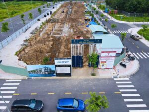 Dự án Lan Anh Avenue đã hoàn thành công tác thi công phần móng khu shophouse, đang triển khai công tác thi công lấp đất, cổ cột và đà kiềng tầng 1