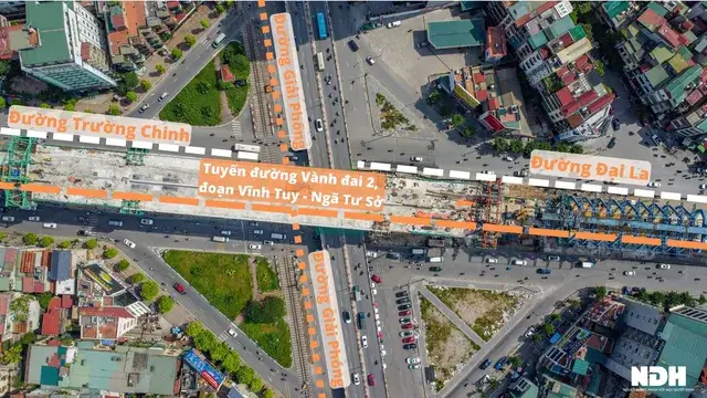 Hình ảnh dự án đường Vành đai 2 Hà Nội