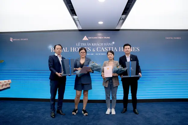 Đất Xanh Miền Trung – thành viên Dat Xanh Services tri ân khách hàng dự án Regal Homes & Castia Homes