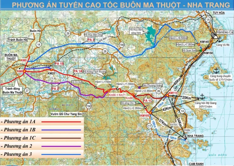 Lập báo cáo nghiên cứu khả thi cao tốc Khánh Hòa – Buôn Ma Thuột