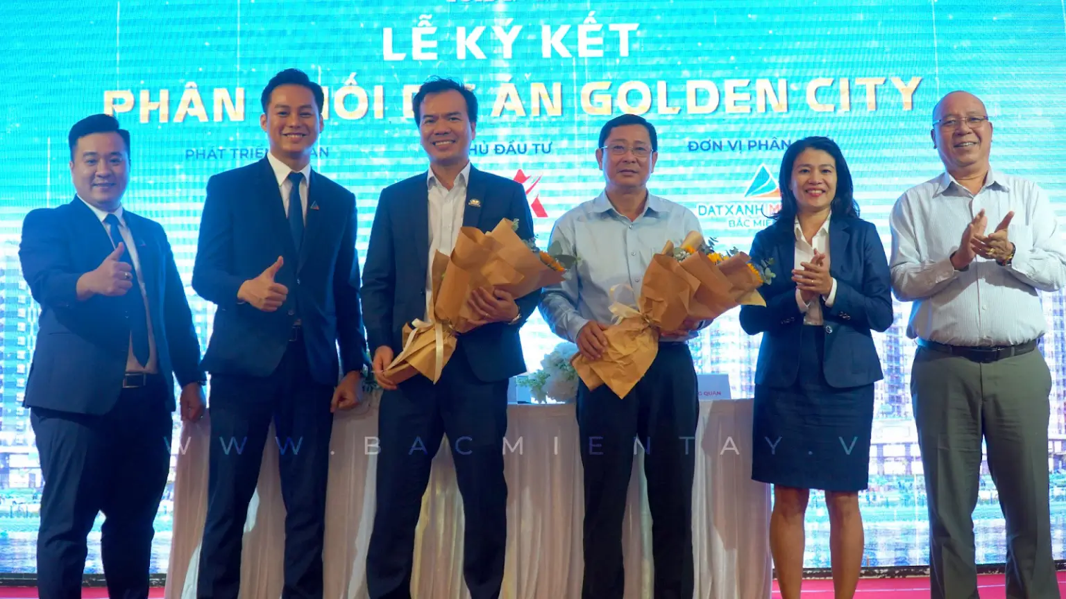 BĐS Bắc Miền Tây – Đất Xanh Miền Tây – thành viên Dat Xanh Services ký kết hợp tác phân phối chiến lược dự án Golden City (Tây Ninh)