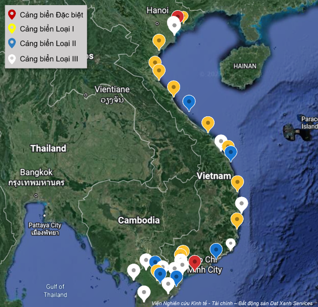Danh sách phân loại 34 cảng biển Việt Nam