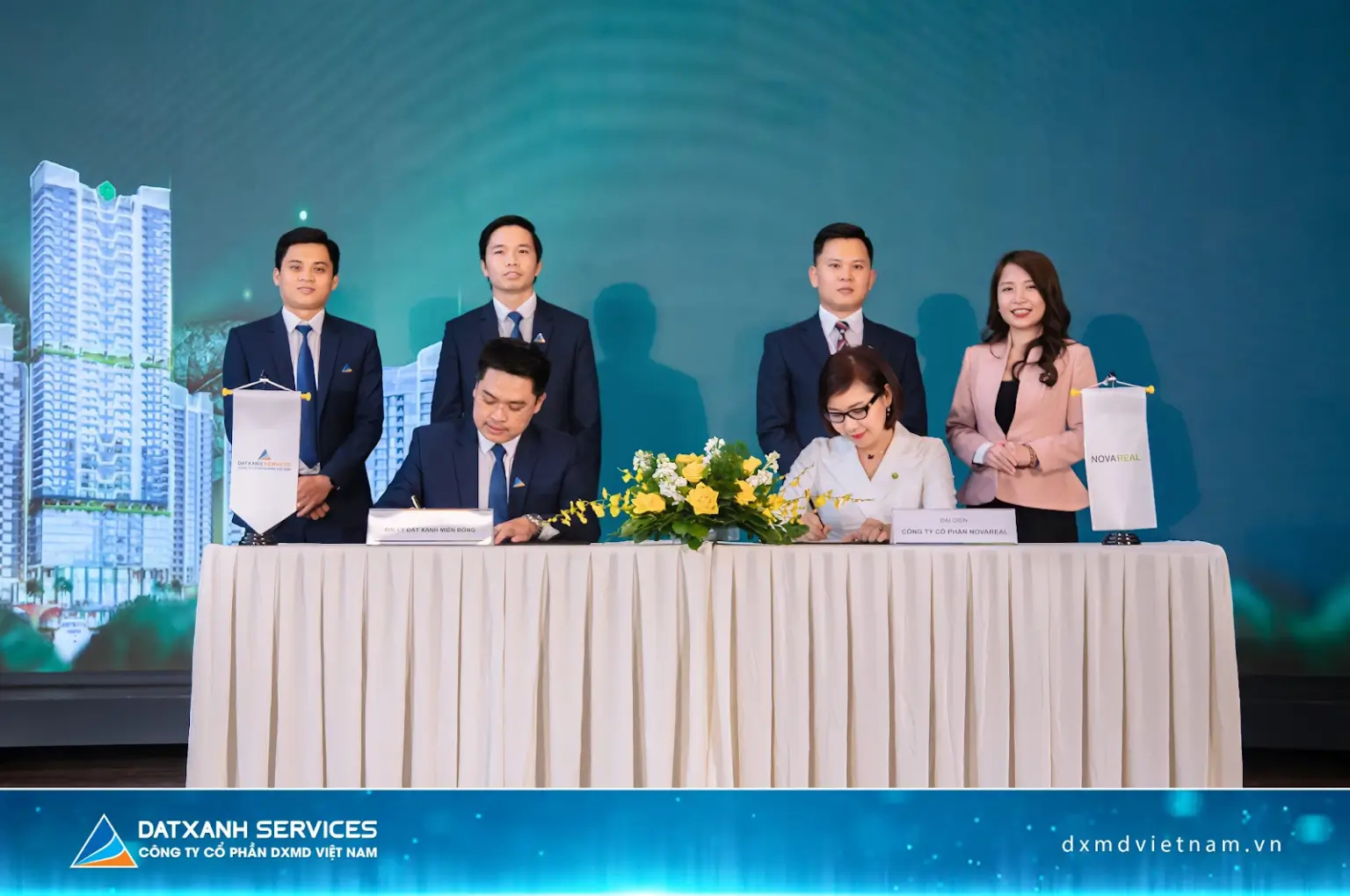 DXMD Vietnam – thành viên Dat Xanh Services cùng Novaland ký kết hợp tác phân phối chiến lược dự án The Grand Sentosa