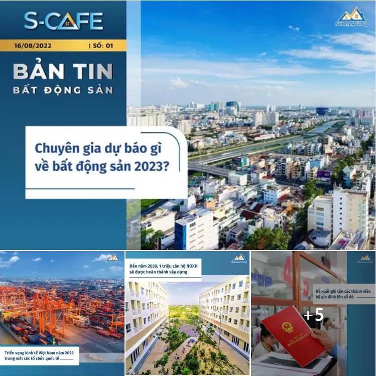 S-Homes Group – Đất Xanh Miền Bắc – thành viên Dat Xanh Services chính thức ra mắt Bản tin Bất động sản S-Cafe