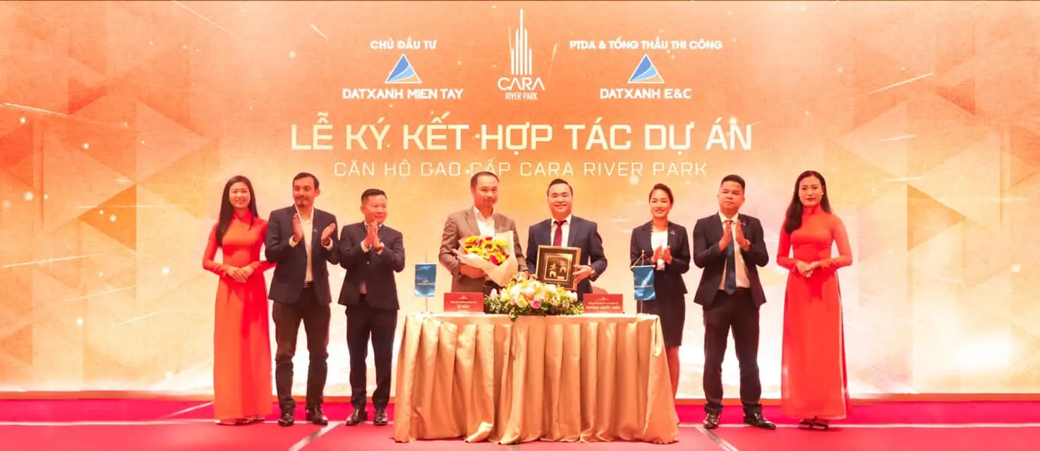 Đất Xanh Miền Tây – thành viên Dat Xanh Services cùng Đất Xanh E&C – thành viên Dat Xanh Group và CBRE phát triển dự án căn hộ cao cấp Cara River Park (Cần Thơ)
