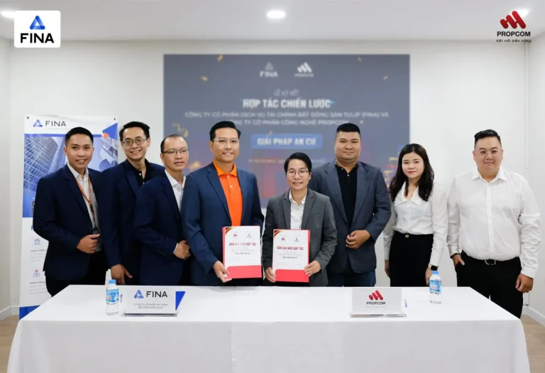 Các sự kiện ký kết hợp tác chiến lược tại FINA – thành viên Dat Xanh Services