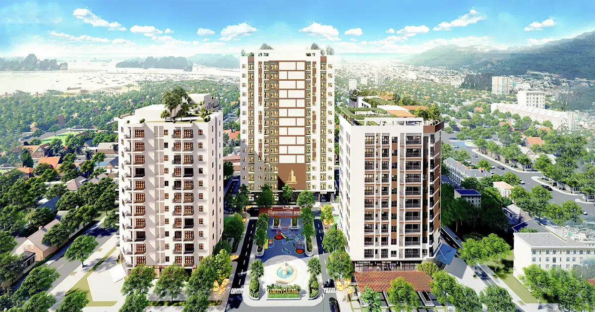 Phối cảnh dự án Luxcity Cẩm Phả