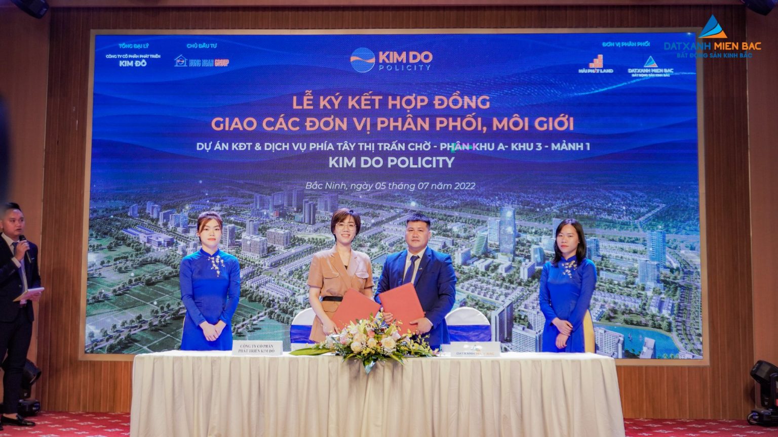 BĐS Kinh Bắc – Đất Xanh Miền Bắc – thành viên Dat Xanh Services cùng Hưng Ngân Group ký kết hợp đồng phân phối