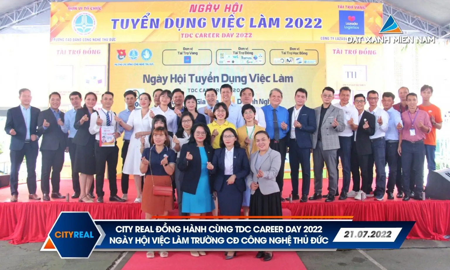 City Real – Đất Xanh Miền Nam – thành viên Dat Xanh Services đồng hành Cùng TDC Career Day 2022 – Ngày hội việc làm Trường Cao Đẳng Công Nghệ Thủ Đức