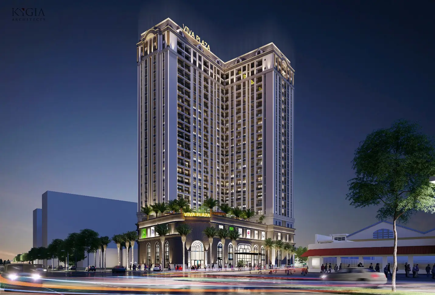 Hình ảnh phối cảnh dự án Viva Plaza