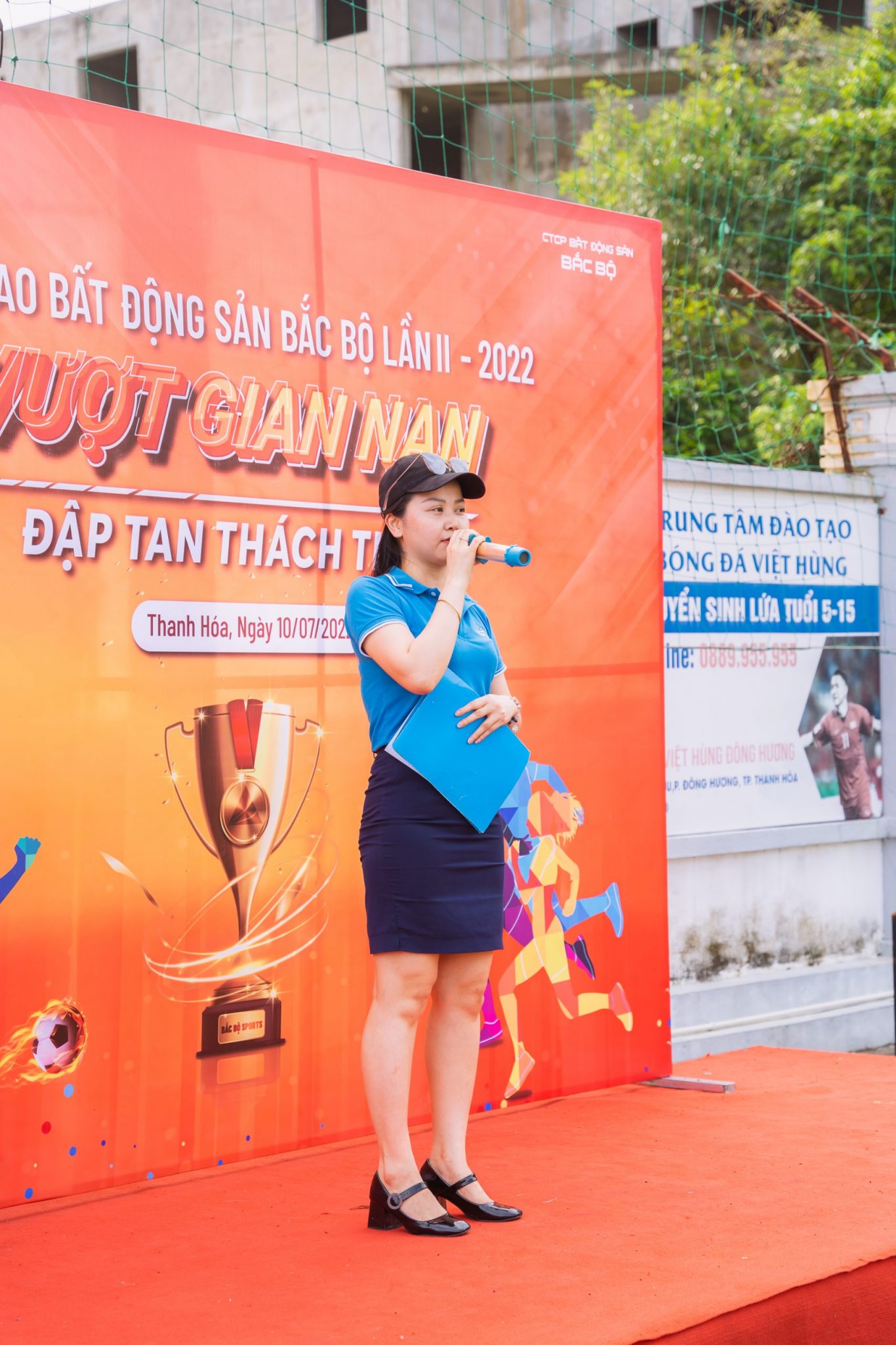 Bà Nguyễn Thị Thùy Dung – Trưởng Ban tổ chức phổ biến nội dung Hội thao Bất động sản Bắc Bộ 2022