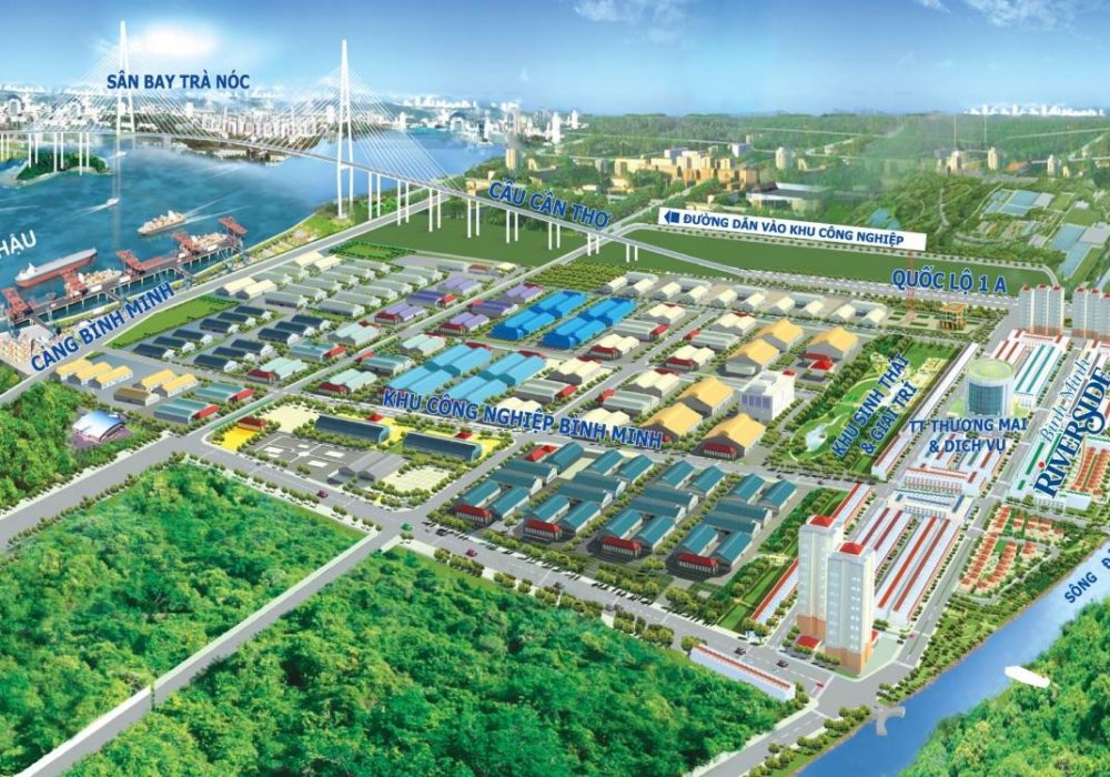 Phối cảnh Khu đô thị Mekong City