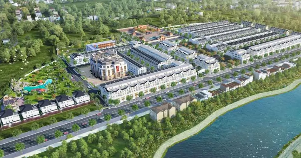 Phối cảnh dự án KĐT Hoàng Sơn