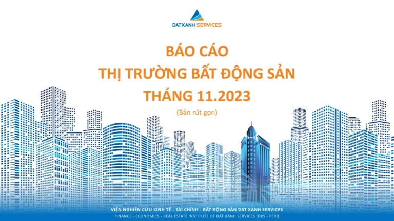BÁO CÁO NGHIÊN CỨU THỊ TRƯỜNG THÁNG 11/2023