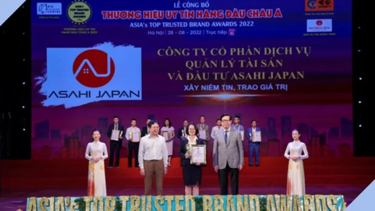 Asahi Japan – Đất Xanh Miền Bắc – thành viên Dat Xanh Services được vinh danh TOP 10 thương hiệu uy tín hàng đầu Châu Á 2022