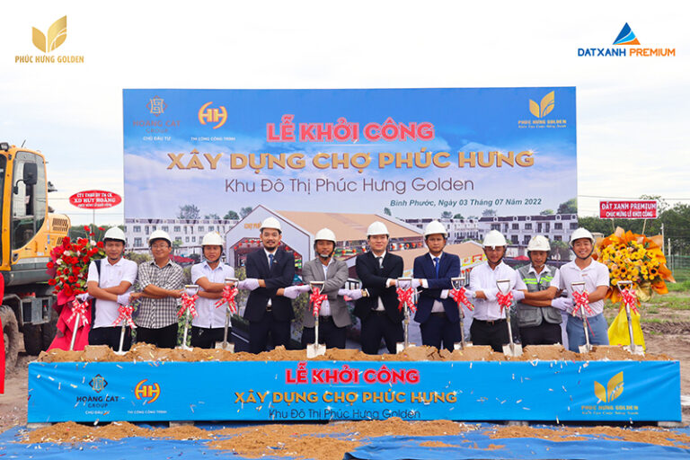 [Bình Phước] Khu đô thị Phúc Hưng Golden chính thức khởi công xây dựng hệ tiện ích dự án