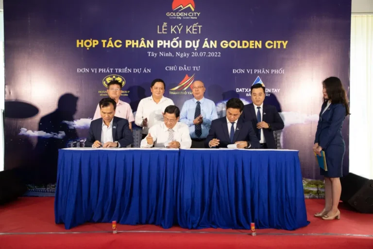 Bắc Miền Tây – Đất Xanh Miền Tây – thành viên Dat Xanh Services trở thành đối tác phân phối chiến lược dự án Golden City – Tây Ninh