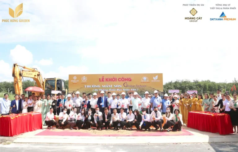 [Bình Phước] Khởi công trường mầm non Global School tại KĐT Phúc Hưng Golden 0