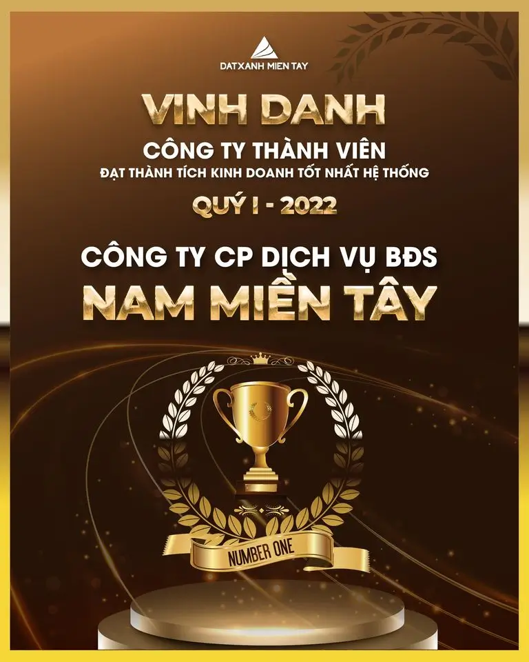 Đất Xanh Miền Tây Vinh danh Công ty thành viên đạt thành tích tốt nhất hệ thống quý I/2022
