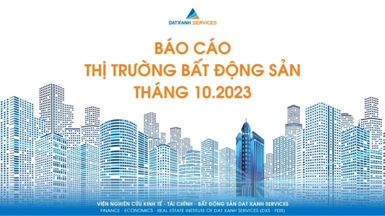 BÁO CÁO NGHIÊN CỨU THỊ TRƯỜNG THÁNG 10/2023