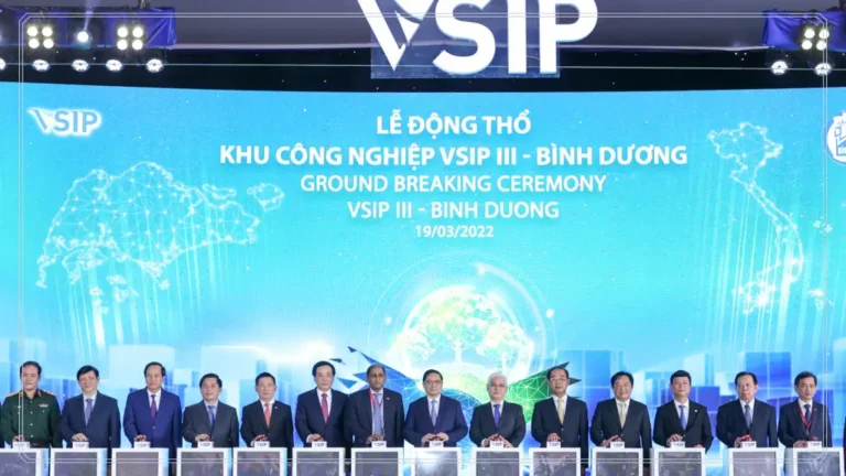 Động thổ KCN Việt Nam – Singapore III quy mô 1.000 ha tại Bình Dương