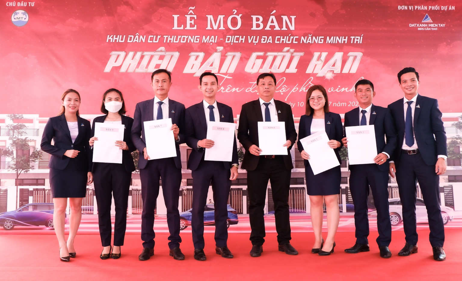 Hình ảnh lễ mở bán “Khu dân cư Thương mại – dịch vụ đa chức năng Minh Trí” phiên bản giới hạn