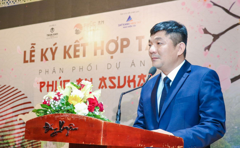 Giám đốc điều hành Trần Anh Châu Đốc Trần Viết Thành chia sẻ tại sự kiện