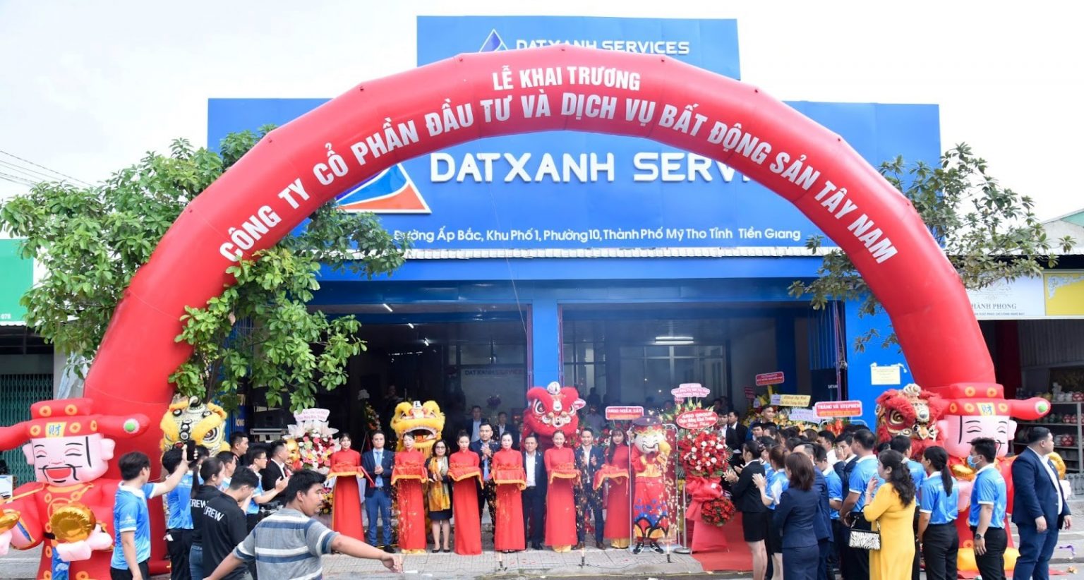 Dat Xanh Servicecs khai trương Công ty Cổ phần Đầu tư và Dịch vụ Bất động sản Tây Nam