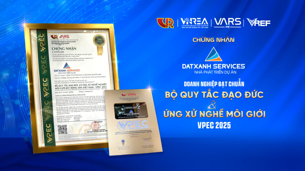 Chứng nhận Doanh nghiệp đạt chuẩn Bộ quy tắc đạo đức & ứng xử nghề môi giới