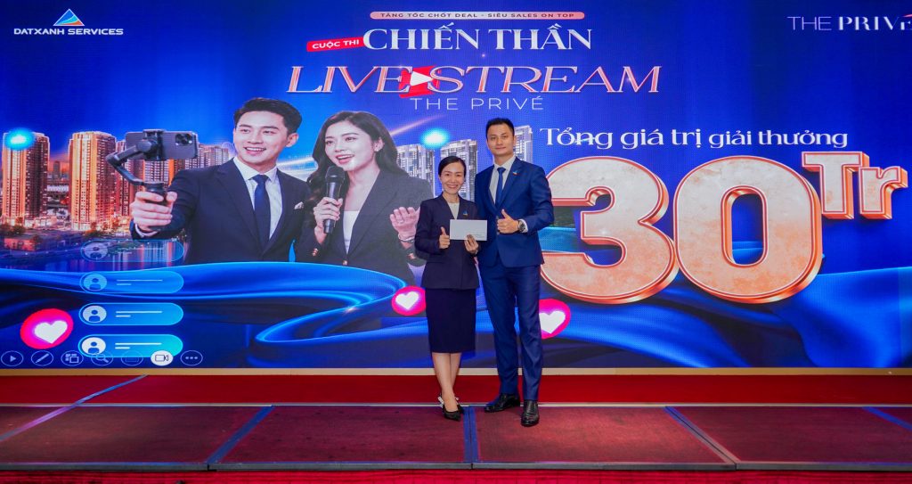 Chị Nguyễn Ngọc Lil - Sàn 9 nhận giải thưởng “Chiến Thần Ấn Tượng” trong "Chiến thần Livestream The Privé"