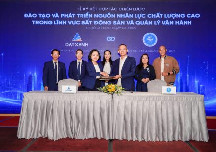 ĐẤT XANH VÀ VIỆN KINH TẾ & QUẢN LÝ TP.HCM KÝ KẾT HỢP TÁC CHIẾN LƯỢC PHÁT TRIỂN NGUỒN NHÂN LỰC CHẤT LƯỢNG CAO