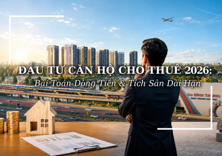 Đầu tư căn hộ cho thuê năm 2026: Bài toán dòng tiền & tích sản dài hạn